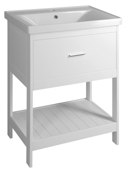 Aqualine SAVA 65 keramické umyvadlo nábytkové 65x46cm, bílá 2065
