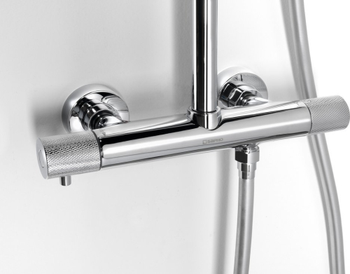 Sapho SOLARIS sprchový sloup s termostatickou baterií, chrom WD139
