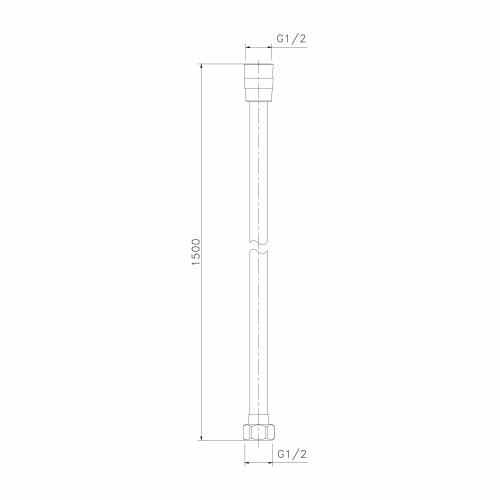 Sapho SOFTFLEX plastová sprchová hadice, 150cm, zlato mat 1208-19