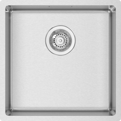 Nerezový dřez Sinks BOX 440 gunmetal RO 1,0mm RDBOK4404401GMRO