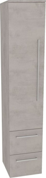 Mereo Bino, koupelnová skříňka vysoká 163 cm, levá, Multidecor, Chromix stříbrný CN697ACST