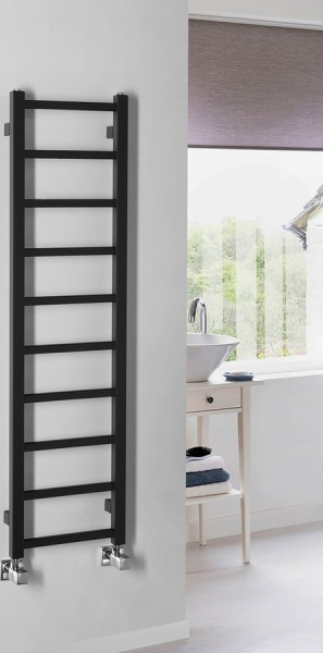 Sapho METRO LIGHT otopné těleso 300x1140 mm, černá mat IR444TB