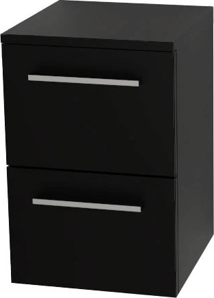 Mereo Bino koupelnová skříňka spodní 50 cm, Multidecor, Černá Supermat CN694CIPM