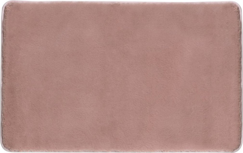 Gedy FUZZY koupelnová předložka, 50x80cm, 100% polyester, protiskluz, růžová 96FY508010