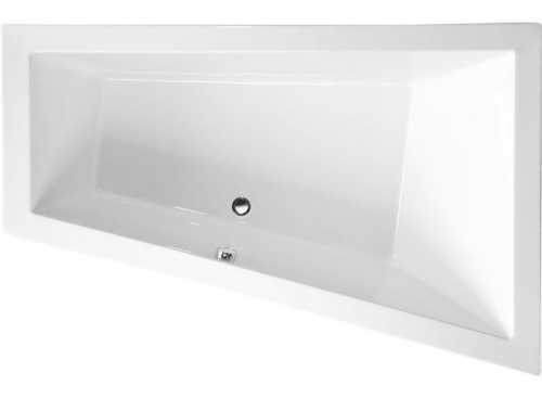 Polysan TRIANGL R SLIM asymetrická vana 180x120x50cm, bílá 20611S