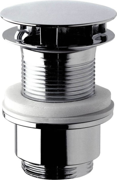 Omp Tea Umyvadlová výpust 5/4“, neuzavíratelná, velká zátka, 30-45mm, chrom 147.555.5