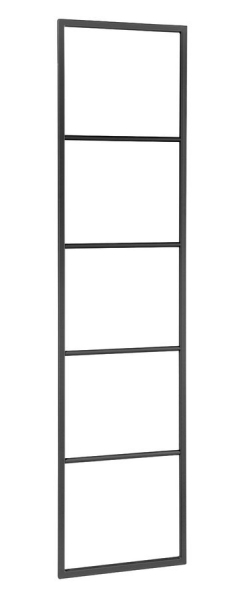 Sapho SKA sušák ručníků na opření 420x1700x20mm, černá mat SKA551