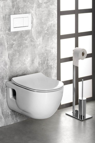 Sapho EDITA WC sedátko, SLIM, Soft Close, Easy Take, bílá 1703-458