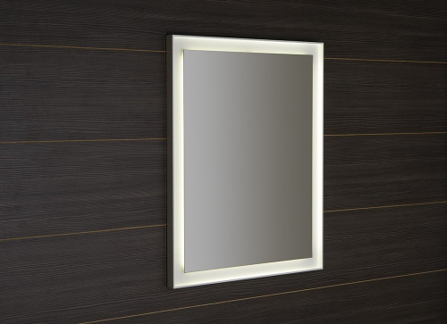Sapho FLUT zrcadlo s LED podsvícením 90x70cm, bílá FT090
