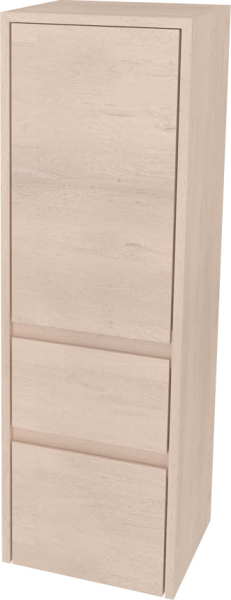 Mereo Opto koupelnová skříňka vysoká 125 cm, pravé otevírání, Multidecor, Dub Patinovaný CN995PDUP1
