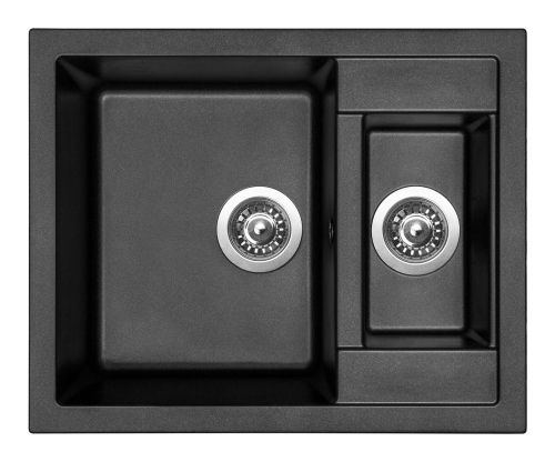 Granitový dřez Sinks CRYSTAL 615.1 Metalblack+ENIGMA S GR CR615174ENSGR74