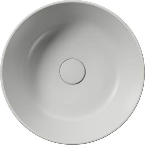 GSI KUBE X keramické umyvadlo na desku, průměr 40cm, cenere mat 942617