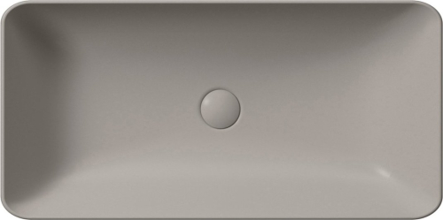GSI NUBES keramické umyvadlo na desku 80x40cm, tortora mat 904005