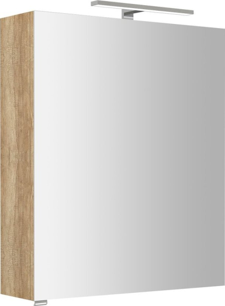 Sapho RIWA galerka s LED osvětlením, 60x70x17cm, dub alabama RIW060-0022