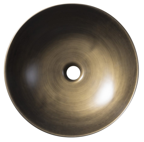Sapho PRIORI keramické umyvadlo na desku, Ø 41, 5 cm, bronz PI032