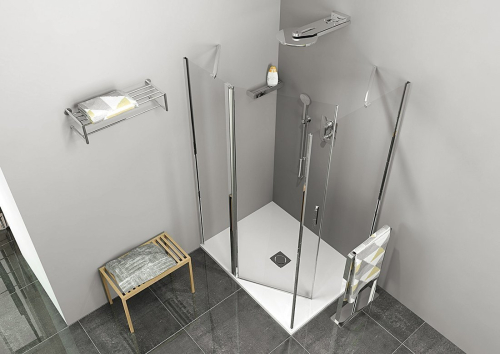 Polysan ZOOM obdélníkový sprchový kout 900x800mm, L/P varianta ZL1390ZL3280