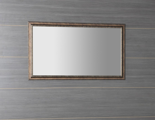 Sapho ROMINA zrcadlo v dřevěném rámu 58x98cm, bronzová patina NL398