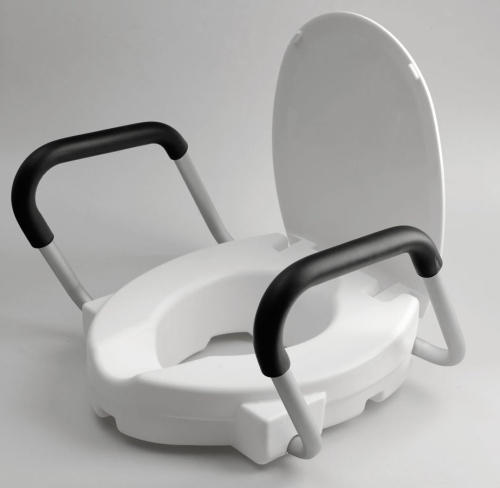Ridder HANDICAP WC sedátko zvýšené 10cm, s madly, bílá A0072001