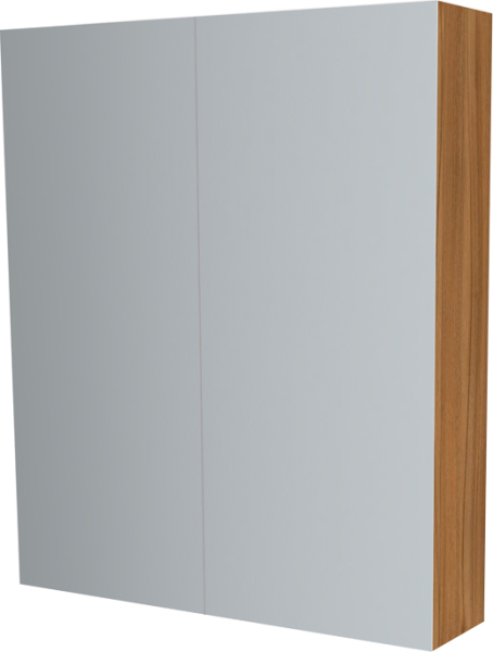 Mereo Koupelnová skříňka zrcadlová 80 cm, galerka, 2 x dvířka, Multidecor, Ořech Dijon přírodní CN798G82ODP1