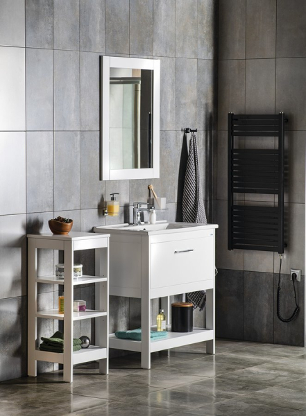 Aqualine ETIDE umyvadlová skříňka 71, 5x85x44 cm, bílá mat ET725