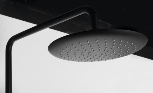 Sapho SOLARIS sprchový sloup s termostatickou baterií, černá/zlato mat WD139G