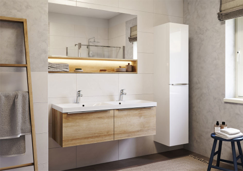 Mereo Mailo, koupelnová skříňka 61 cm, chrom madlo, Multidecor, Zelená Verde CN590SZEV1