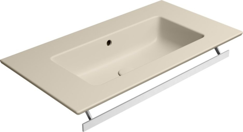 GSI PURA keramické umyvadlo Slim 82x46cm, bez otvoru, creta mat 8885008