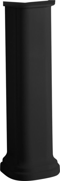 Kerasan WALDORF universální keramický sloup k umyvadlům 60, 80cm, černá mat 417031